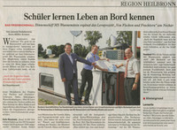Schüler lenen Leben an Bord kennen
